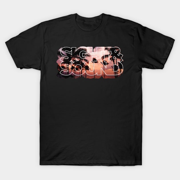 Block Logo - Palms T-Shirt by sightsoundpod